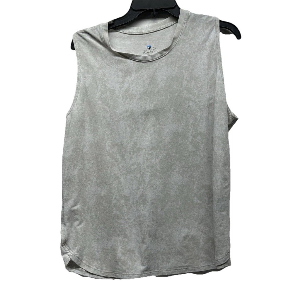 Kuhl Women's Grey Sleeveless XL Polyester Blend Tank Top (I3)